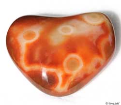 Spotted Heart - Bubblegum Agate