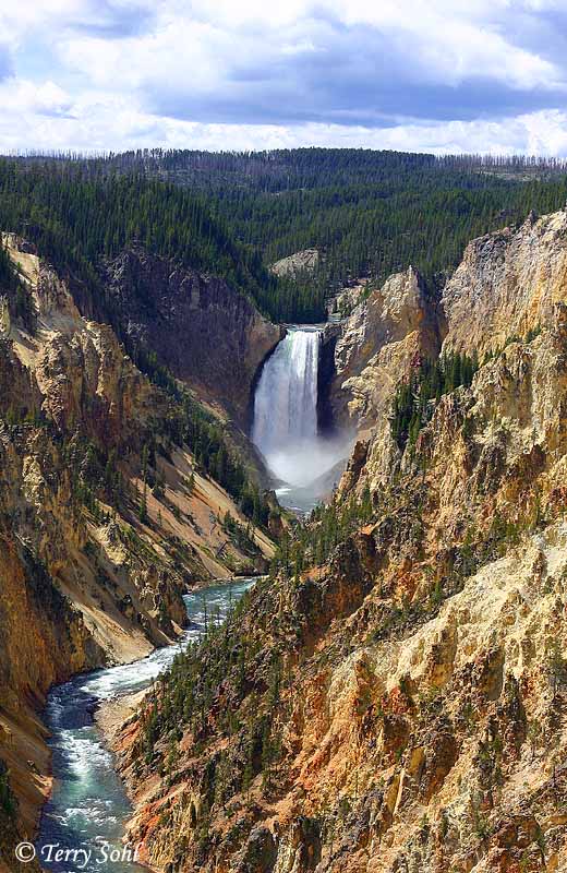 Yellowstone River Falls